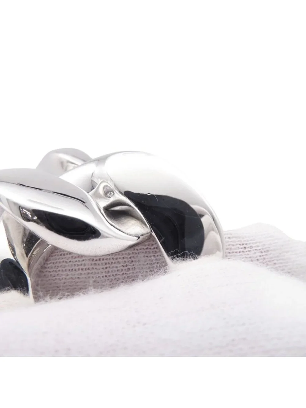 Hermes Bracelet Boucles Sellier Silver